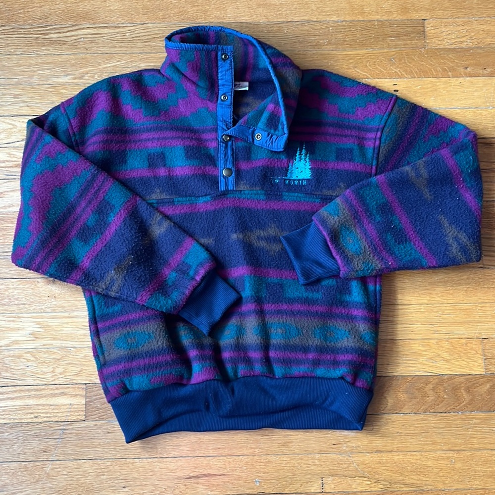 Vintage ski fleece